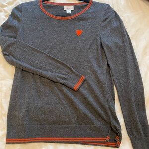 Light knit long sleeved top. Perfect transitional piece for the season